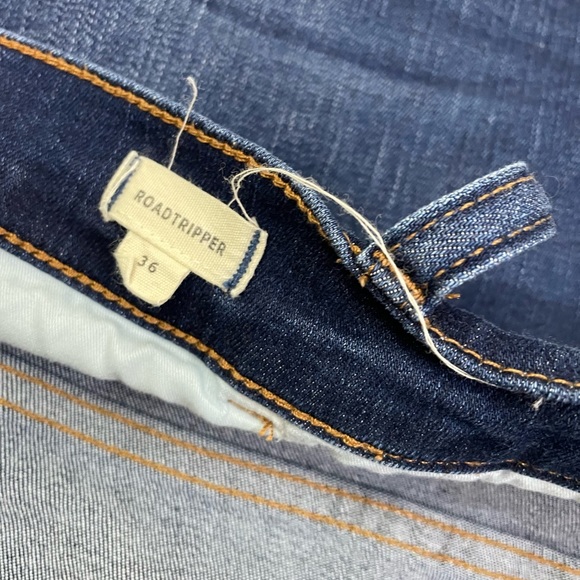 Madewell Roadtripper High Rise Denim Blue Jeans Plus Size 36 - Picture 4 of 9